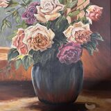 Bouquet of roses painting