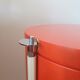 Coiffeuse vintage orange années 60