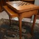 Game table console sofa back to a drawer tray wallet Louis XV