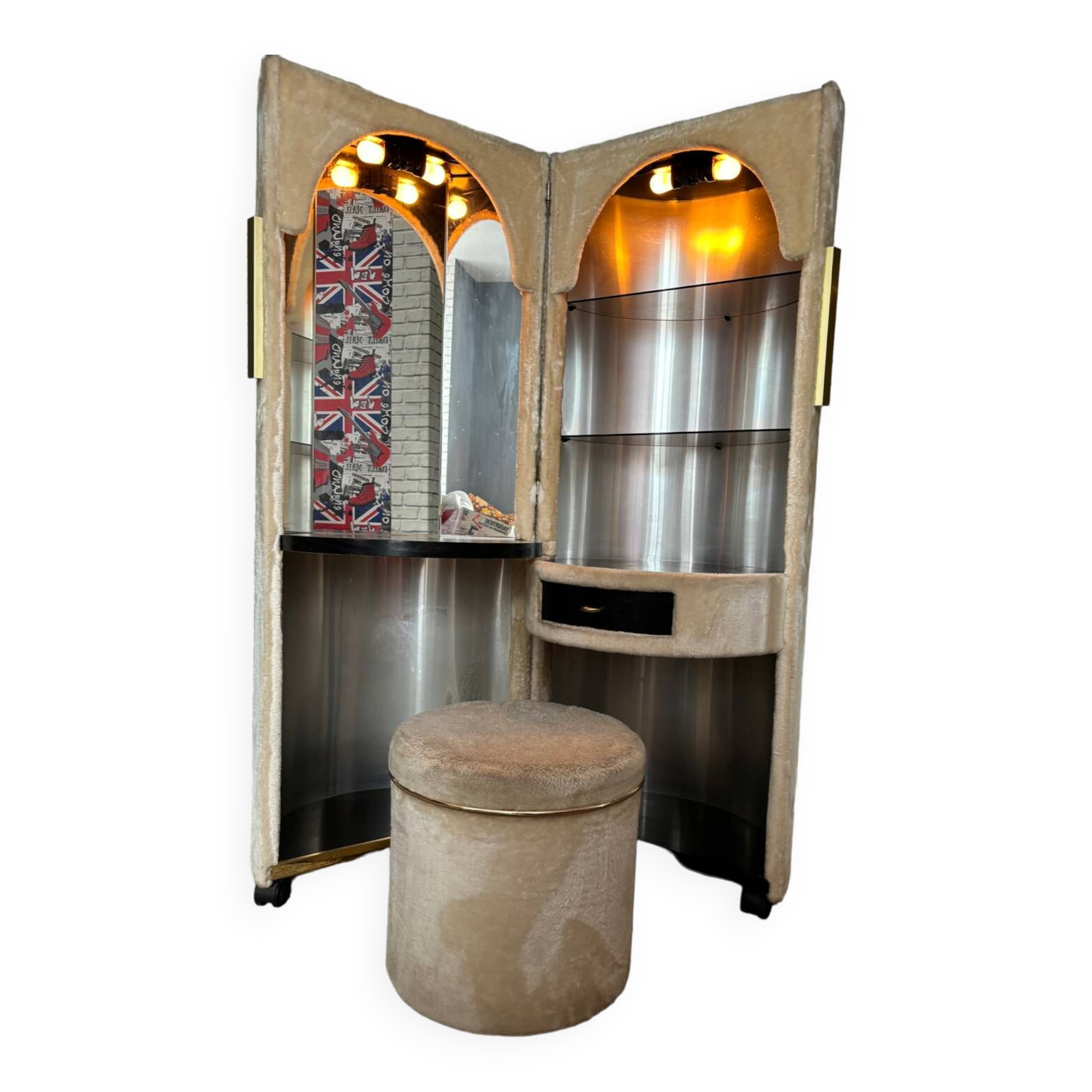 Coiffeuse vintage Roche Bobois- Années 70