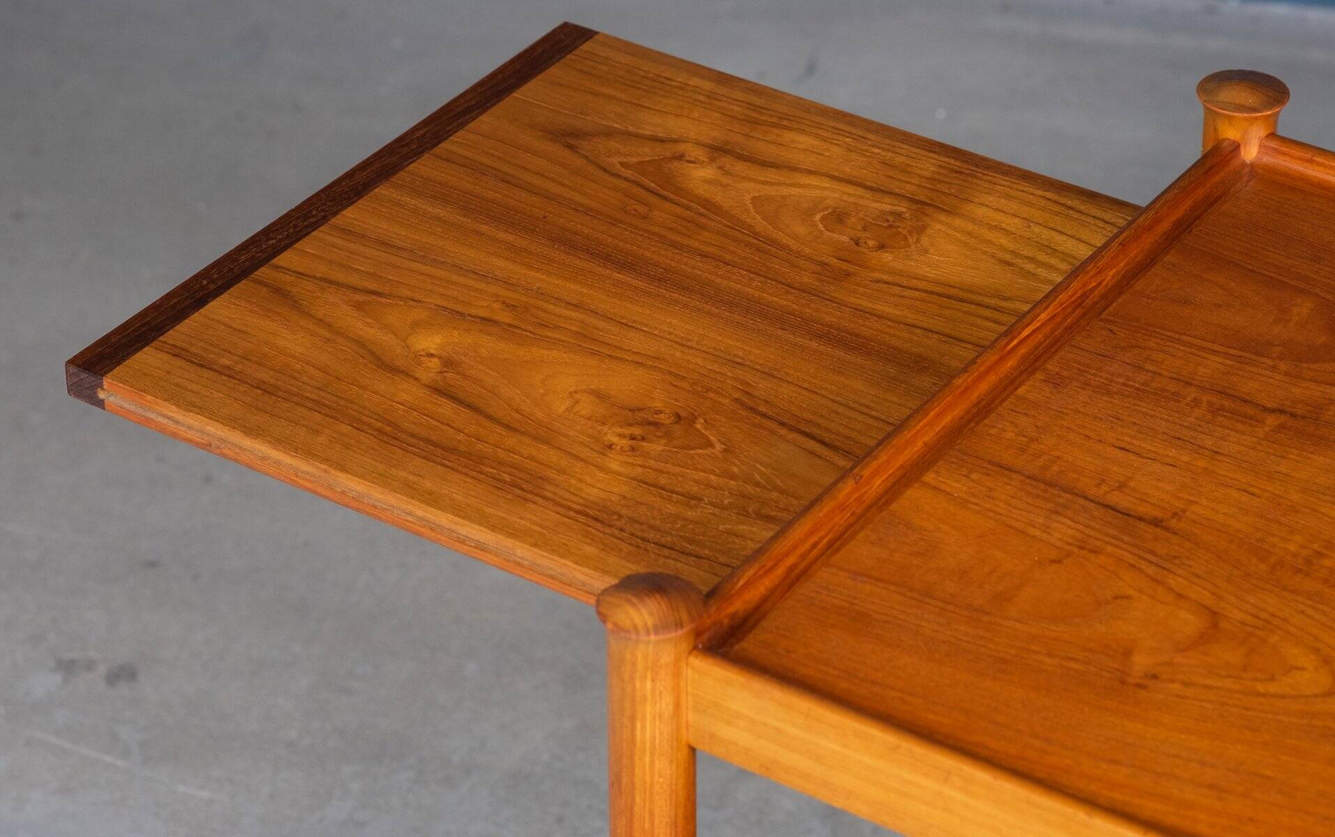 Mid-Century Teak Serving Trolley, Denmark, 1960s