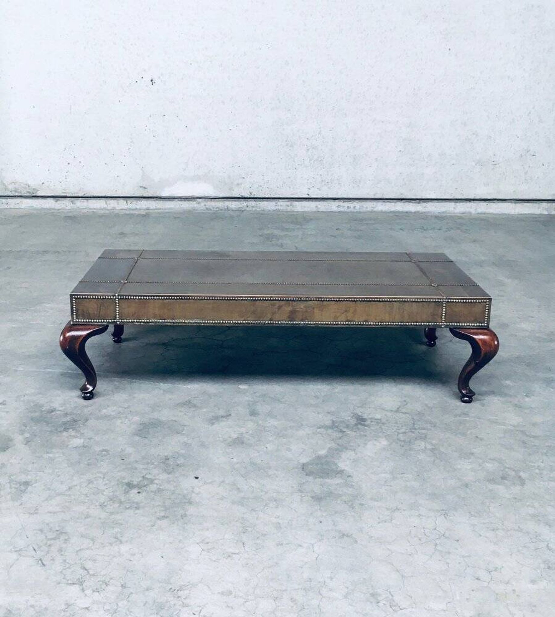 Brass Coffee Table, France, 1960s
