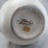 Large Spanish Benlloch vase in hand-painted ceramic