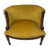 Louis XVI style gondola armchair