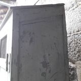 Patinated industrial wardrobe