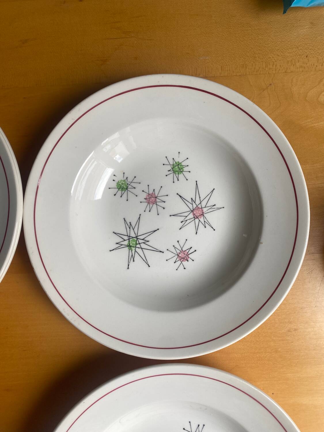 Gien - 6 Marie Claude series plates