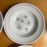 Gien - 6 Marie Claude series plates