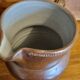 Large vintage brown stoneware pitcher 2L