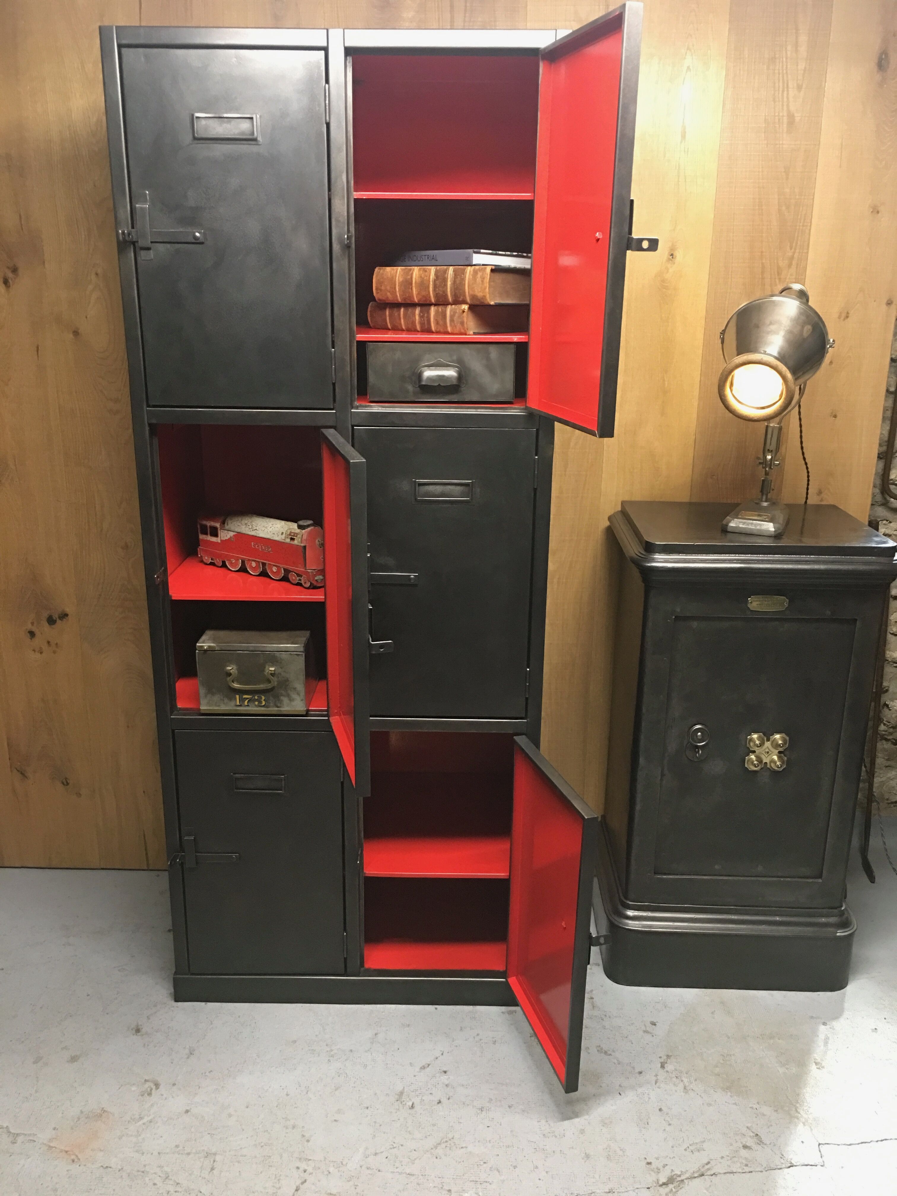 Industrial garage cabinet 1950