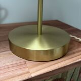 Art Deco flame glass globe lamp