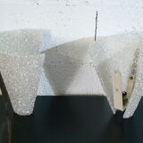Pair of perspex wall lights from the 1960s
