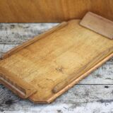 Vintage art deco wooden tray, centerpiece, serving tray