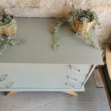 Commode vintage pieds compas