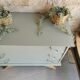 Vintage chest of drawers compass feet