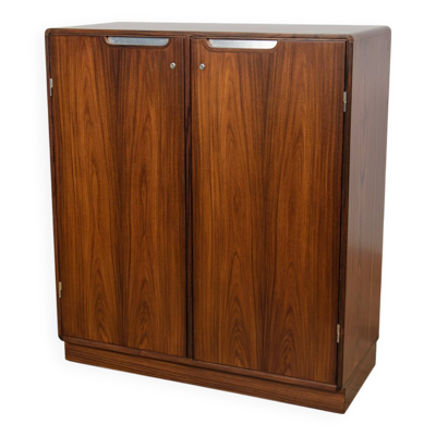 Armoire de bureau en palissandre du milieu du siècle par Posborg I Meyhoff pour Sibast.