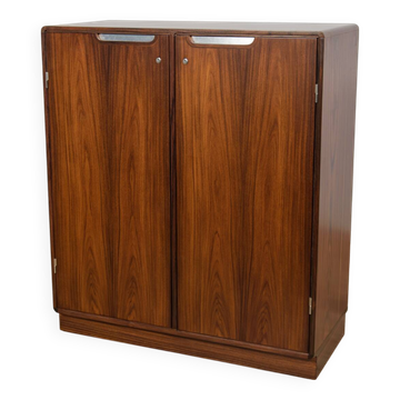 Armoire de bureau en palissandre du milieu du siècle par Posborg I Meyhoff pour Sibast.