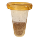Vase en verre bullé