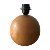 Light wooden ball lamp foot