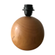 Pied de lampe boule en bois clair