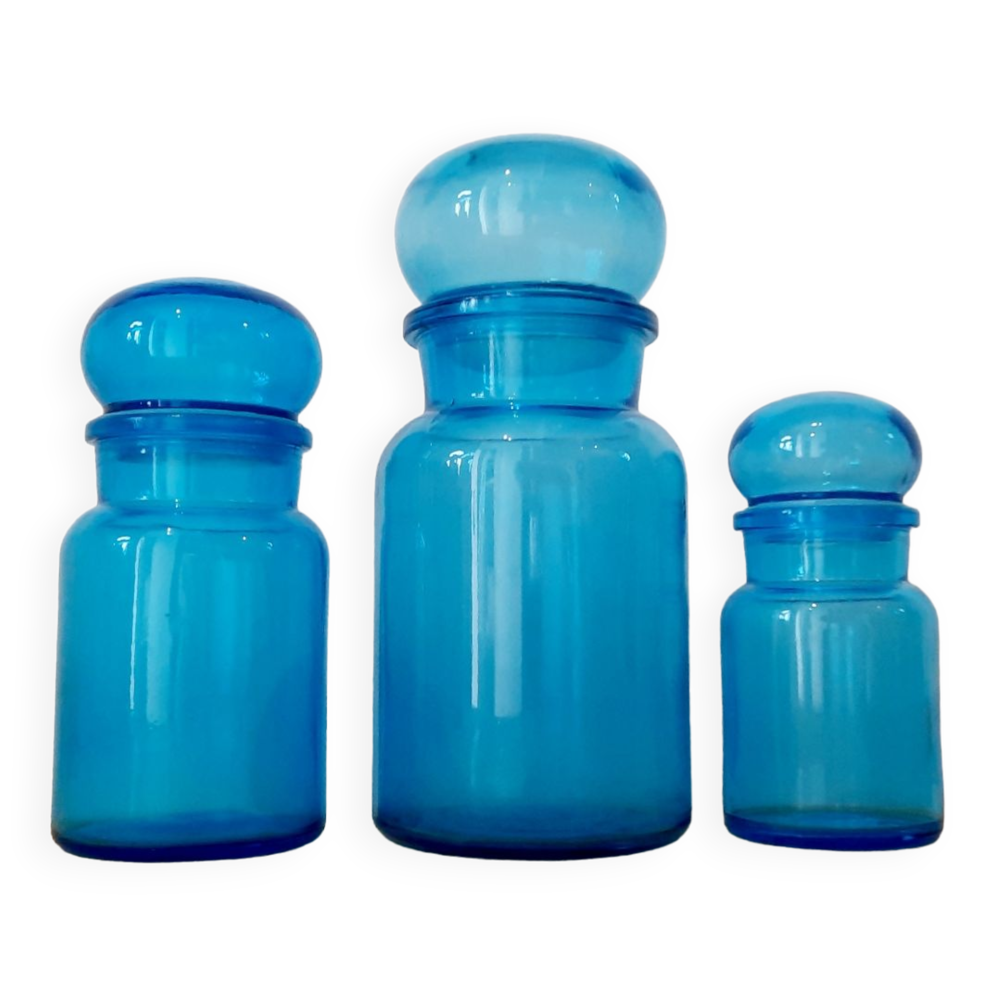 Apothecary glass jar