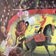 Illustration of vocabulary poster The circus & the room