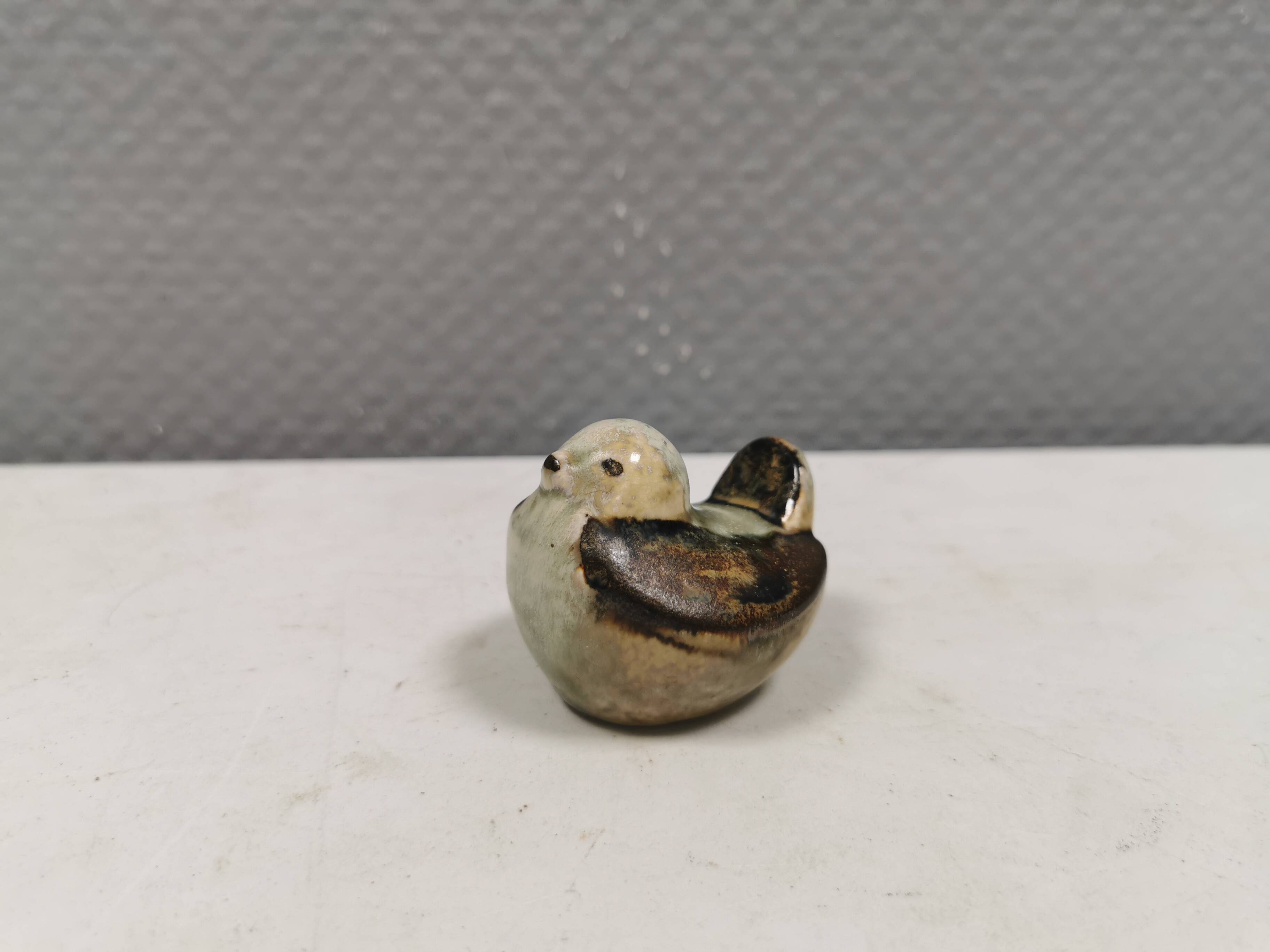 Stoneware bird designed by Joseph Simon for Søholm Denmark 1960-70s.