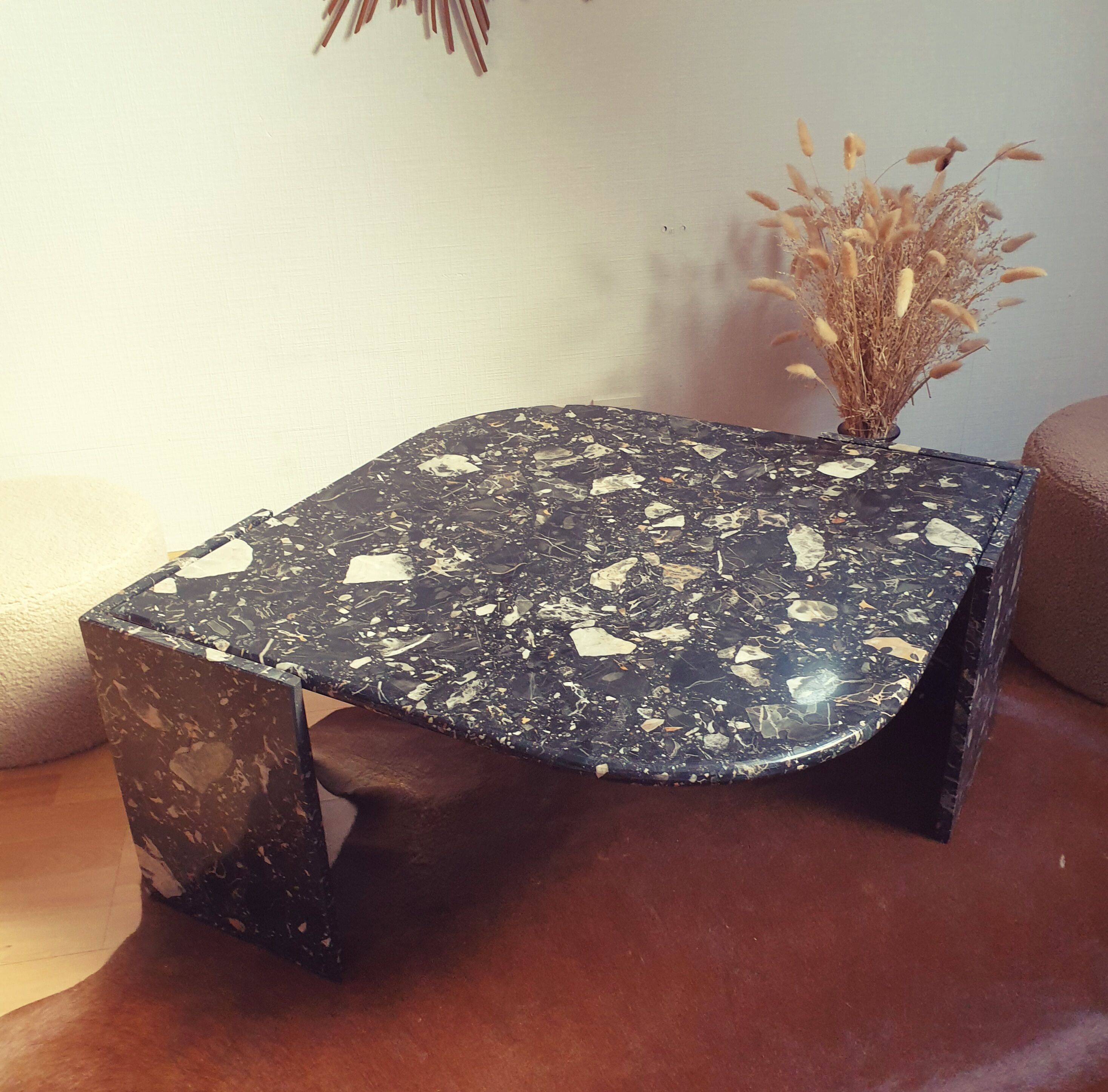 Vintage marble coffee table