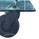 Coffee Table with Wheels Gae Aulenti FontanaArte Format XXL 150x100