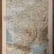 Old geological map of france from 1897