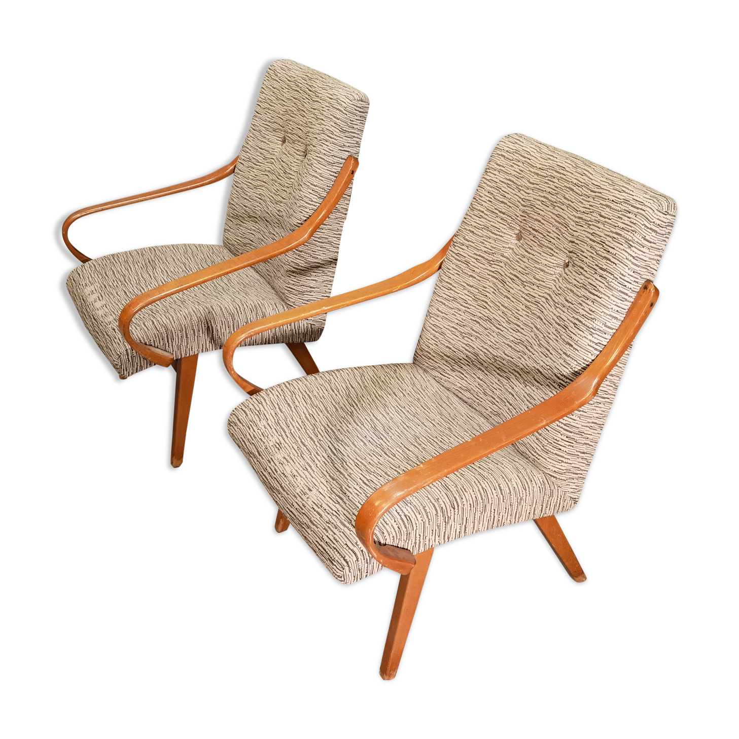 Paire de fauteuils 6953 de Jaroslav Smidek