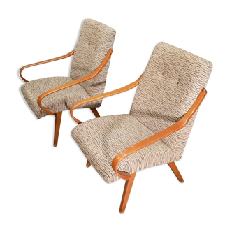 Pair of armchairs 6953 by Jaroslav Smidek
