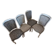 4 Louis XV chairs