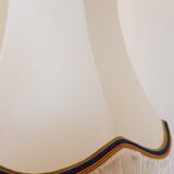 2 handmade lampshades in satin silk canvas