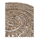 Large round sisal/coconut rug from the 70s Ibiza 250 cm / bohemian