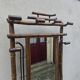 Bamboo coat rack with mirror and umbrella stand – 1920