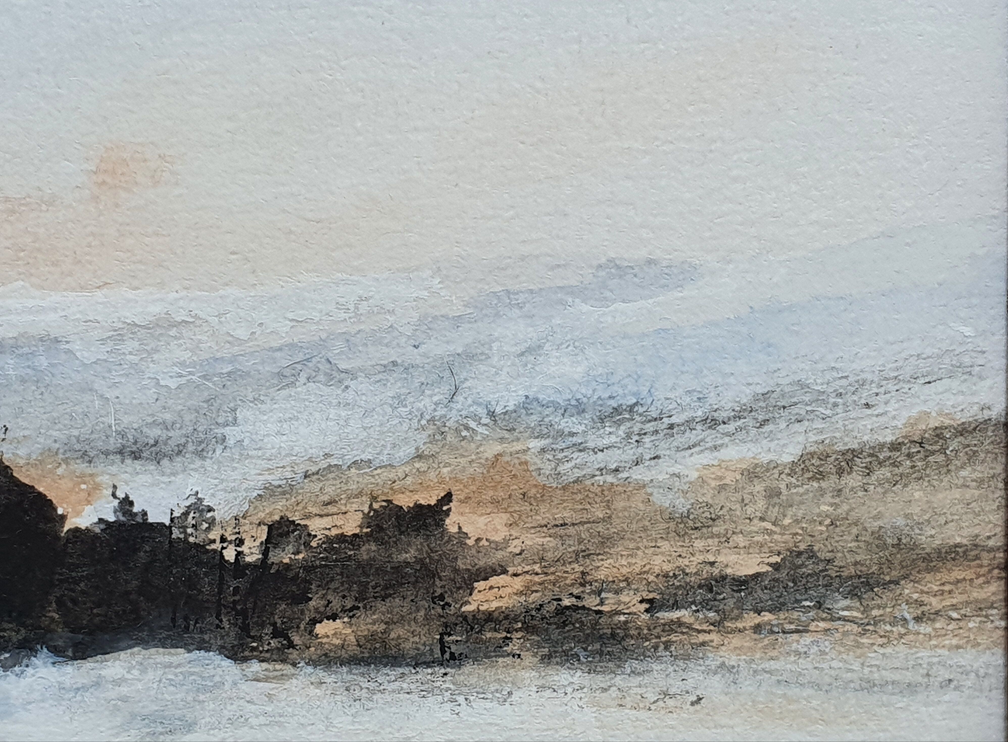 Beautiful watercolor signed a . vautier no. 2