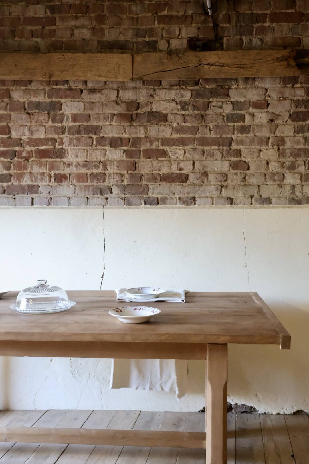 Large rustic farmhouse table