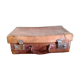 Leather suitcase