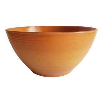 Vintage 70s Volcan brown opaline salad bowl