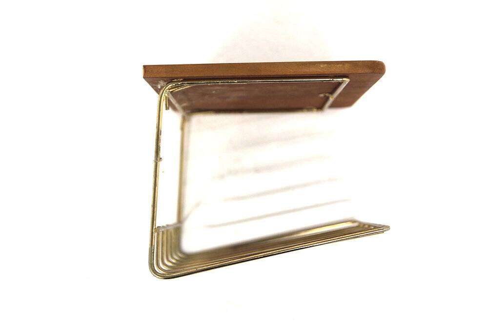 Scandinavian teak wall shelf, Sweden 1960s