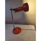 Vintage orange metal lamp