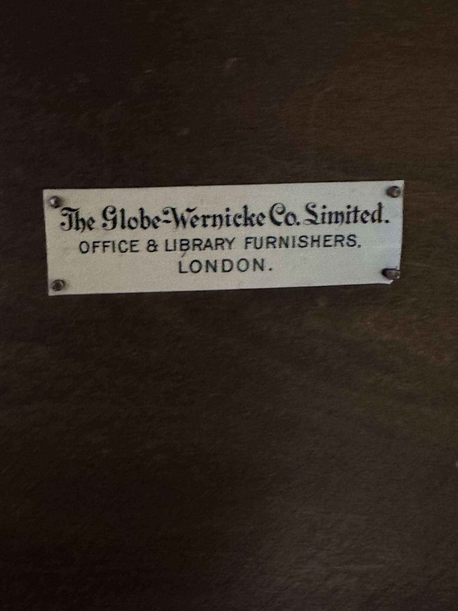 Bibliothèque Globe Wernicke originale