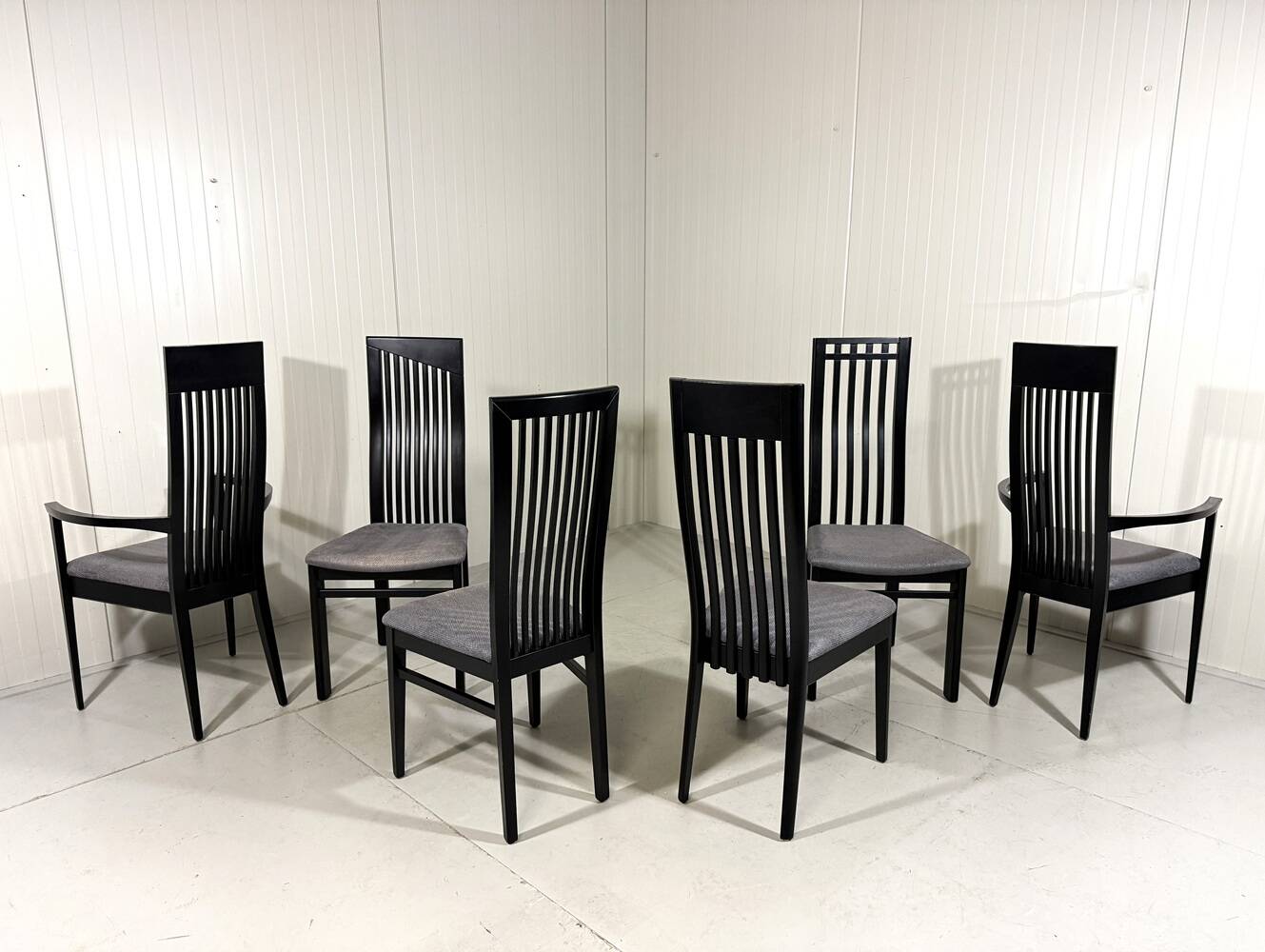 Chaises de salle à manger Tonon Italie par Wolf Schmidt Bandelow années 1980.