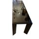 Mid Table / Console - Lacquered aluminium and black tinted glass - Italian design