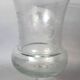 Pair of large antique Medici-shaped vases in engraved blown glass C412