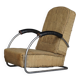 Fauteuil moderniste à assise basse. années 1930