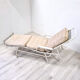 Chaise longue d’infirmerie originale en acier, France années 1930