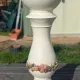 Large column vase holder with ceramic pot cache Belle Époque