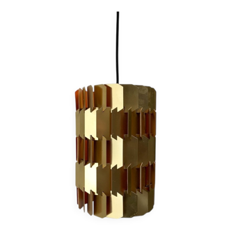 Danish Mid-Century Pop Facette Suspension by Louis Weisdorf for Lyfa, 1960s