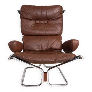 Fauteuil en cuir Westnofa - harald
